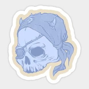 skull pirate Sticker